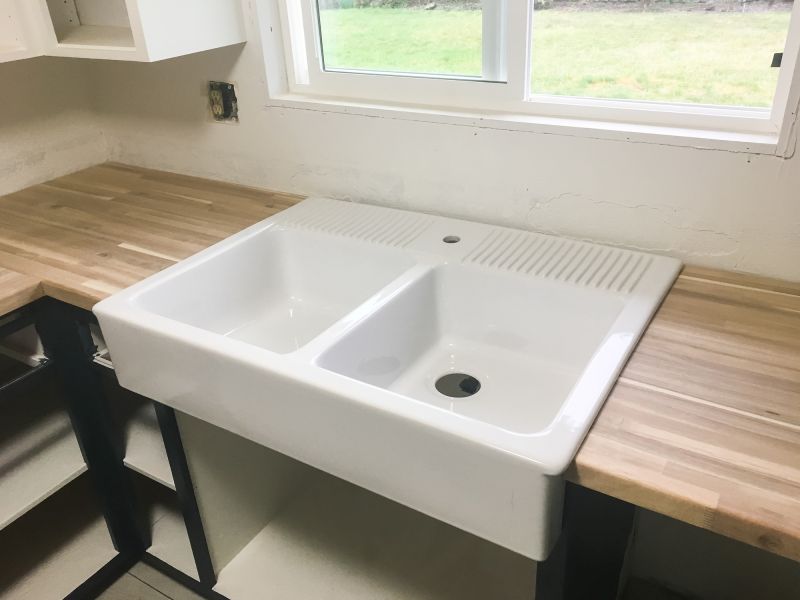 Cast Iron Sink Mounting
