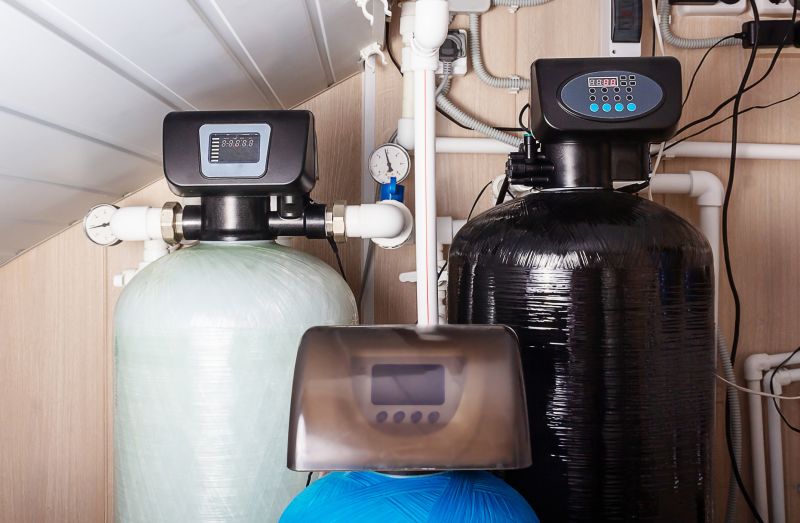 Water Softener System in a Home